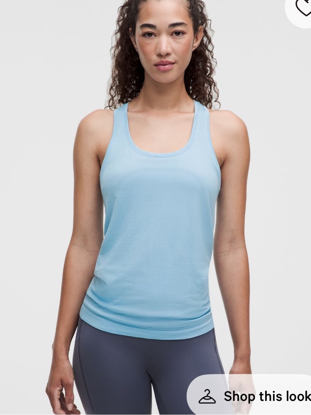 Lululemon Racerback Tank Top 2.0 - Light Blue